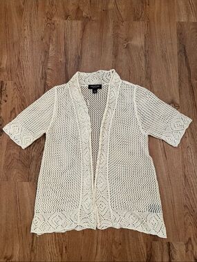 NWOT Perceptions New York Crochet Cardigan
